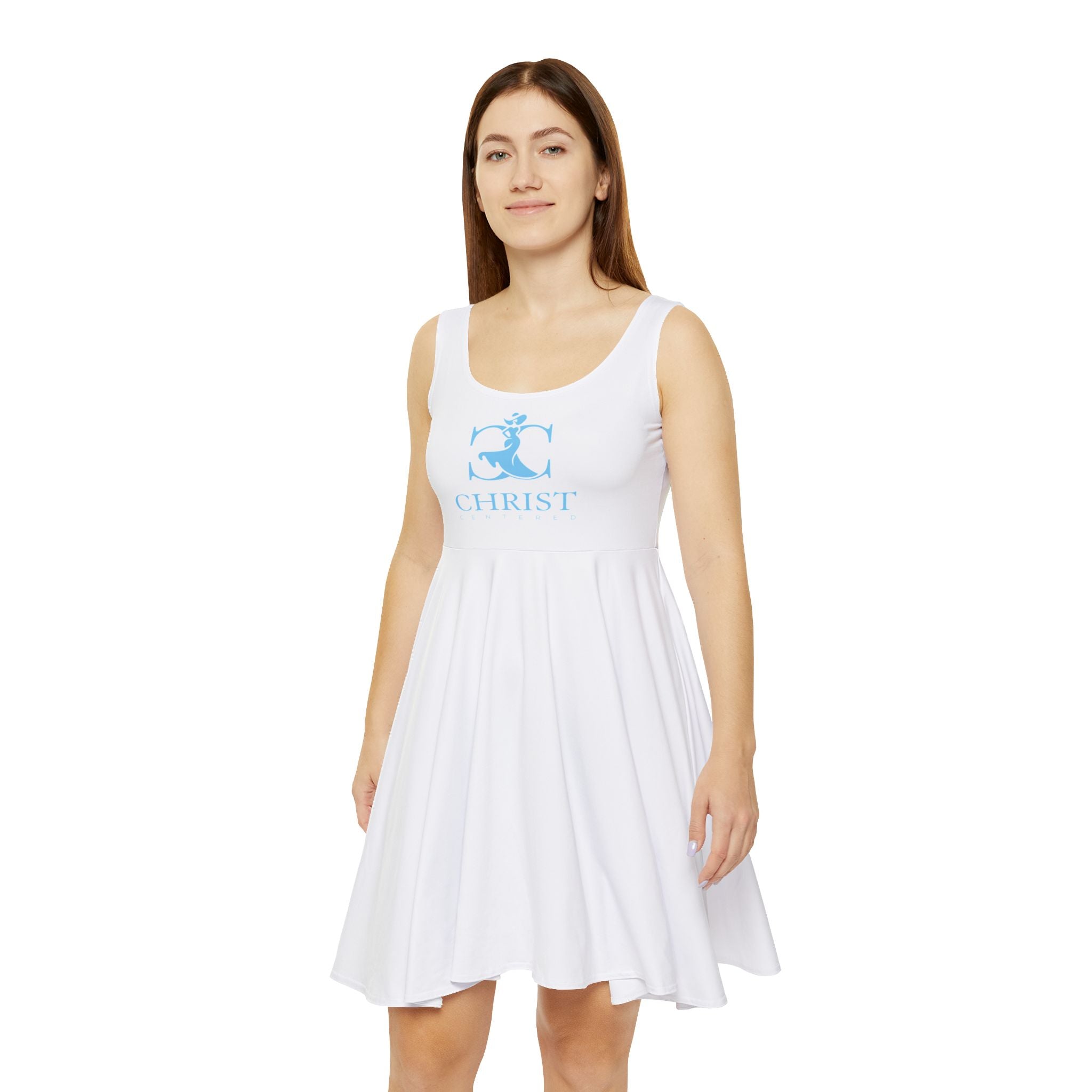 Christ Centered (Blue) -  Women's Skater Dress