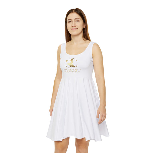 Christ Centered Woman  (Gold) -  Women's Skater Dress