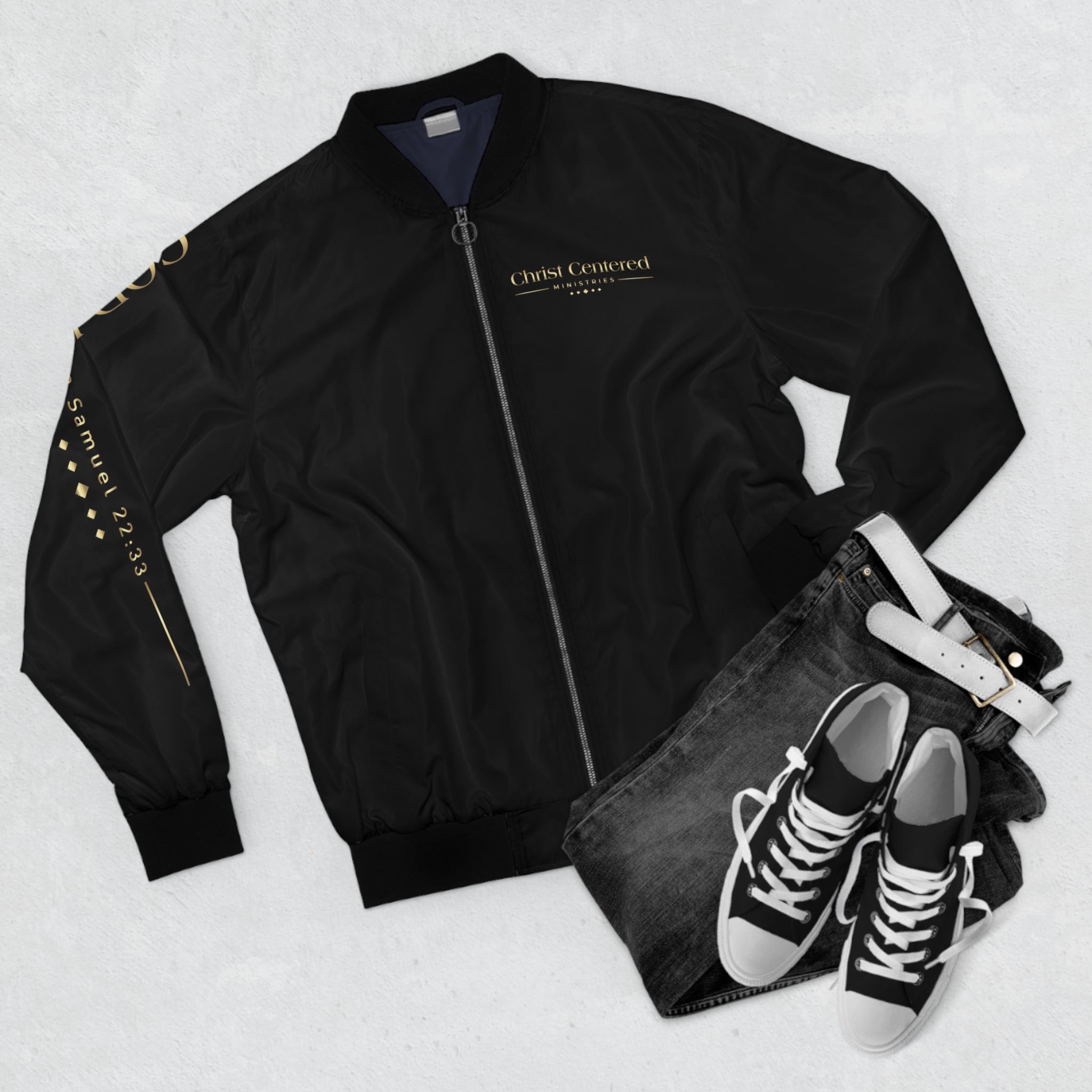 CHRIST CENTERED MINISTRIES (Gold) - Bomber Jacket