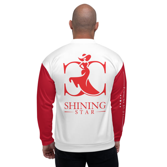 Christ Centered Ministries (Red) - Unisex Bomber Jacket