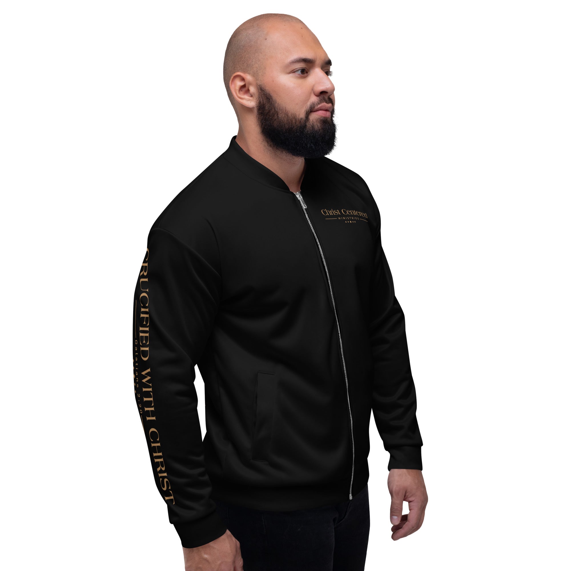 Christ Centered Ministries (Brown) - Unisex Bomber Jacket