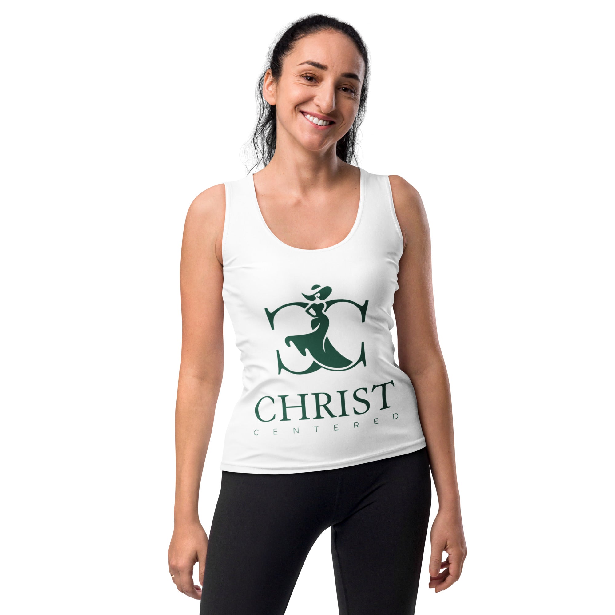 Christ Centered Ministries (Green) - Sublimation Cut & Sew Tank Top