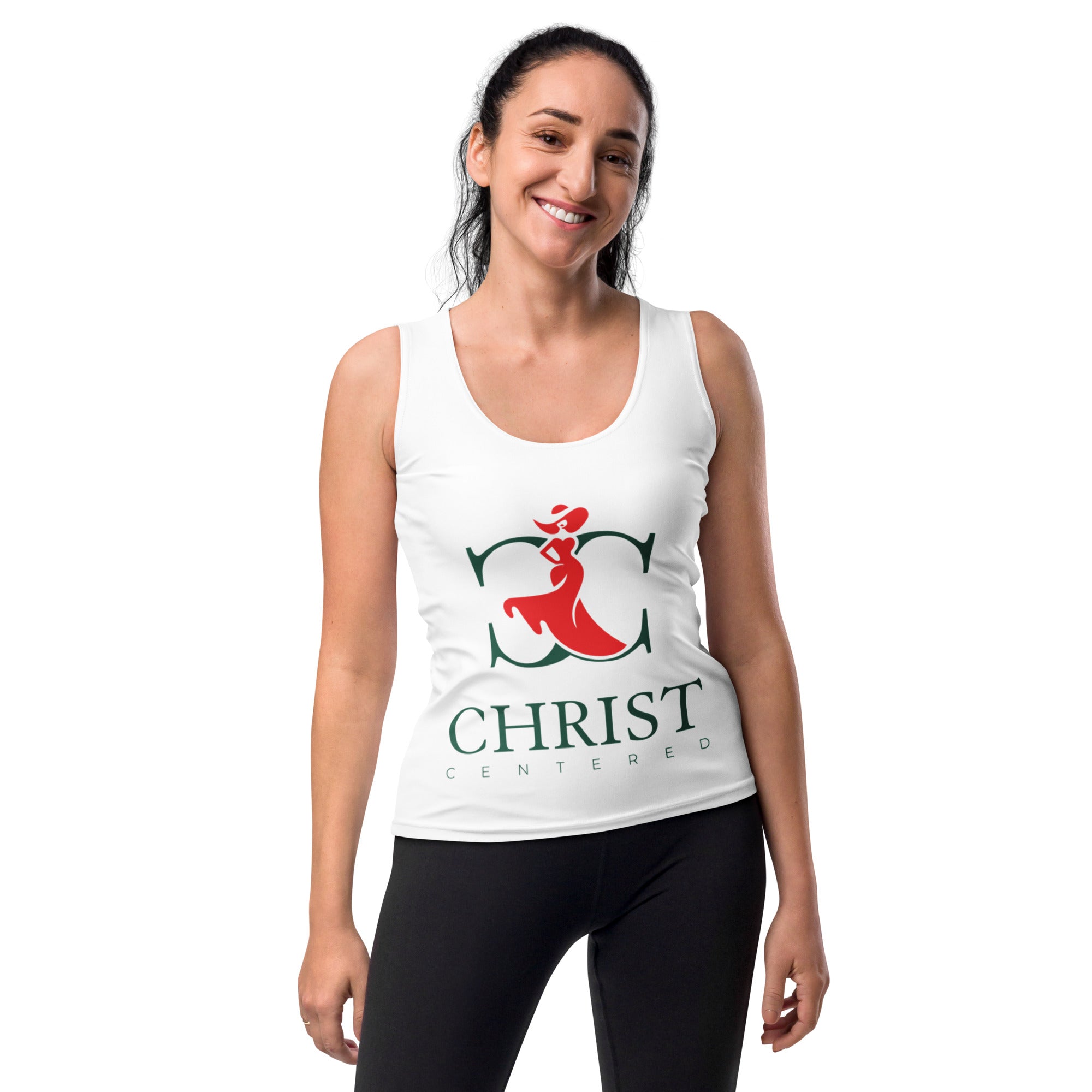 Christ Centered Ministries (Red & Green) - Sublimation Cut & Sew Tank Top