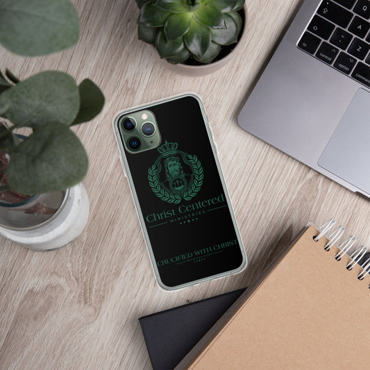 Galatians 2:20 "Crucified With Christ" Green (CCM) - Clear Case for iPhone®