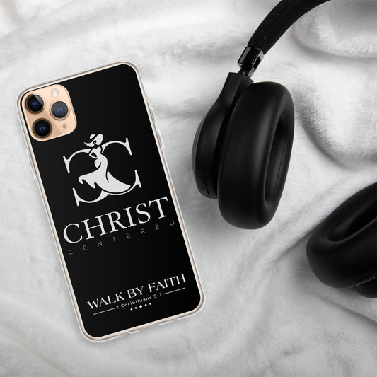 2 Corinthians 5:7 "Walk By Faith" White (CCM) - Clear Case for iPhone®