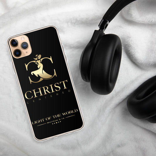 Mathew 5:14 "Light Of The World" Gold (CCM) - Clear Case for iPhone®