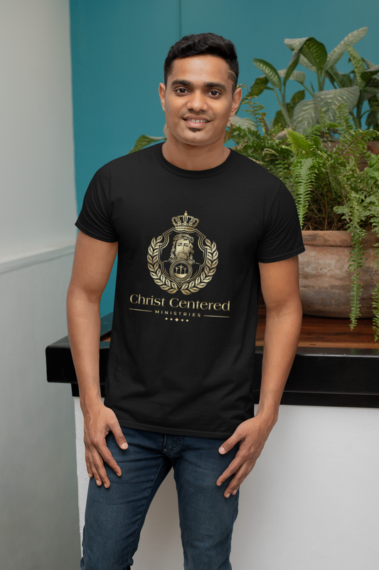 Mathew 4:33 "Seek First The Kingdom" Gold (CCM) - Short Sleeve Tee