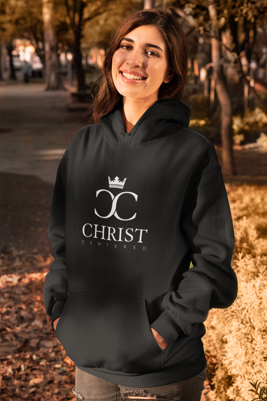 Ephesians 2:10 "God's Masterpiece" White (CCM) - Hooded Sweatshirt