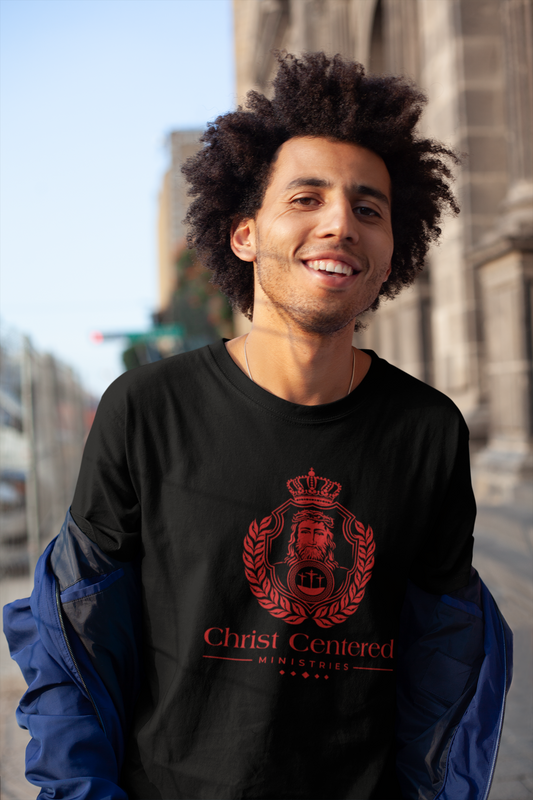 Galatians 2:20 "Christ Lives In Me" Red (CCM) -  Short Sleeve Tee